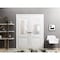 Sartodoors Solid French Double Doors 84 x 80in, Lucia 8822 White Silk W/ Frosted Glass LUCIA8822DD-WS-84 - alternate 8